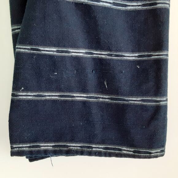 Vintage Handmade Pinafore Shift Dress Needlepoint Floral Artisan Mexico Pinnie - Picture 7 of 10